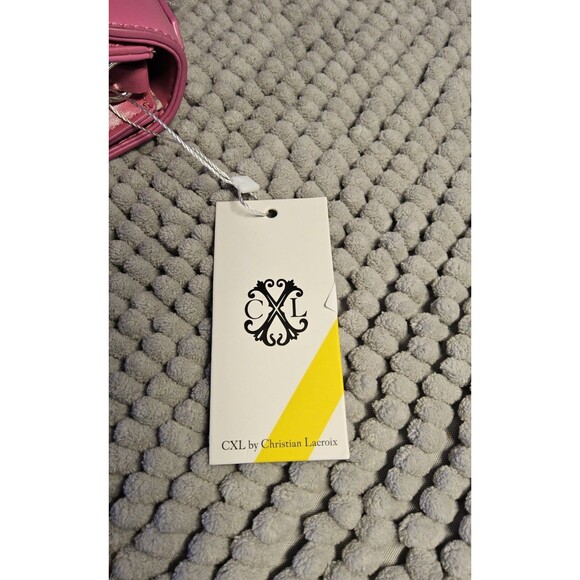 CXL by Christian Lacroix Crossbody Bag Small Pink Laine Matte Patent MSRP $88 - Picture 11 of 13